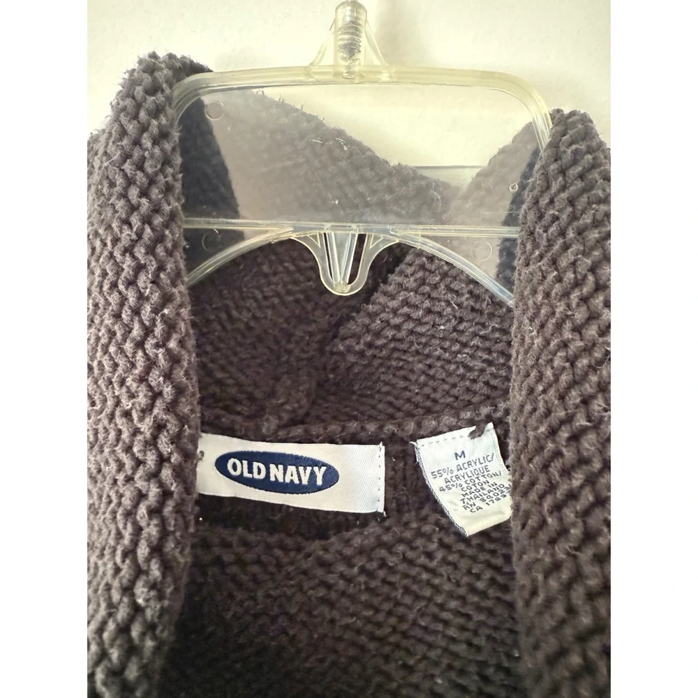 Old Navy Black Sleeveless Cowl Neck Sweater - Picture 3 of 3